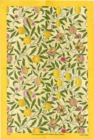 William Morris Fruits Gallery Tea Towel